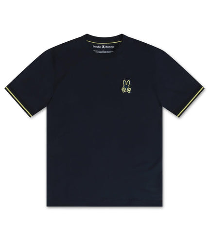 PSYCHO BUNNY MENS LENOX FASHION TEE - NAVY PSYCHO BUNNY