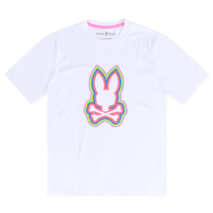 PSYCHO BUNNY MENS MAYBROOK TEE - WHITE PSYCHO BUNNY