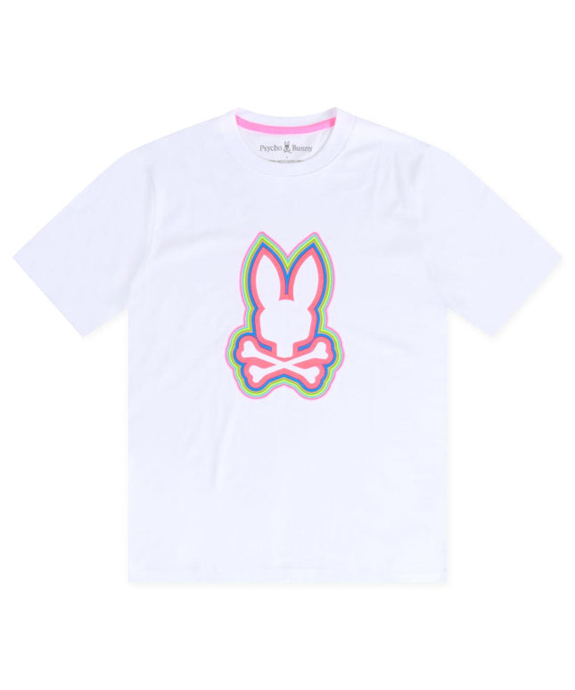 PSYCHO BUNNY MENS MAYBROOK TEE - WHITE PSYCHO BUNNY