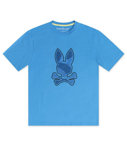 PSYCHO BUNNY MENS LENOX GRAPHIC TEE - MARINA PSYCHO BUNNY