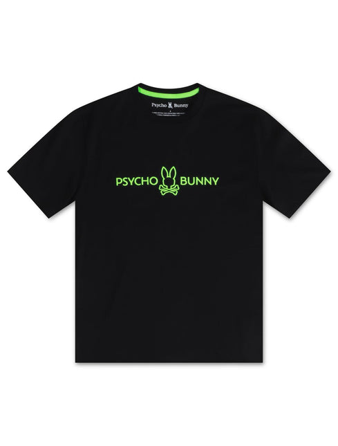 PSYCHO BUNNY MENS BRISTOL TEE - BLK PSYCHO BUNNY