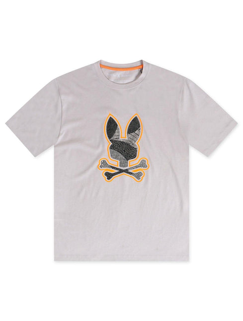 PSYCHO BUNNY MENS LENOX GRAPHIC TEE - LINEN PSYCHO BUNNY