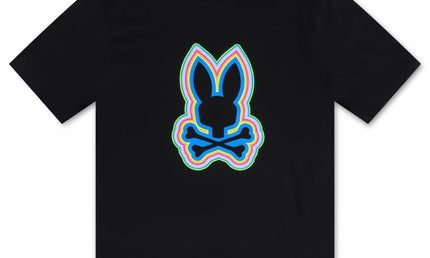 PSYCHO BUNNY MENS MAYBROOK TEE - BLACK PSYCHO BUNNY