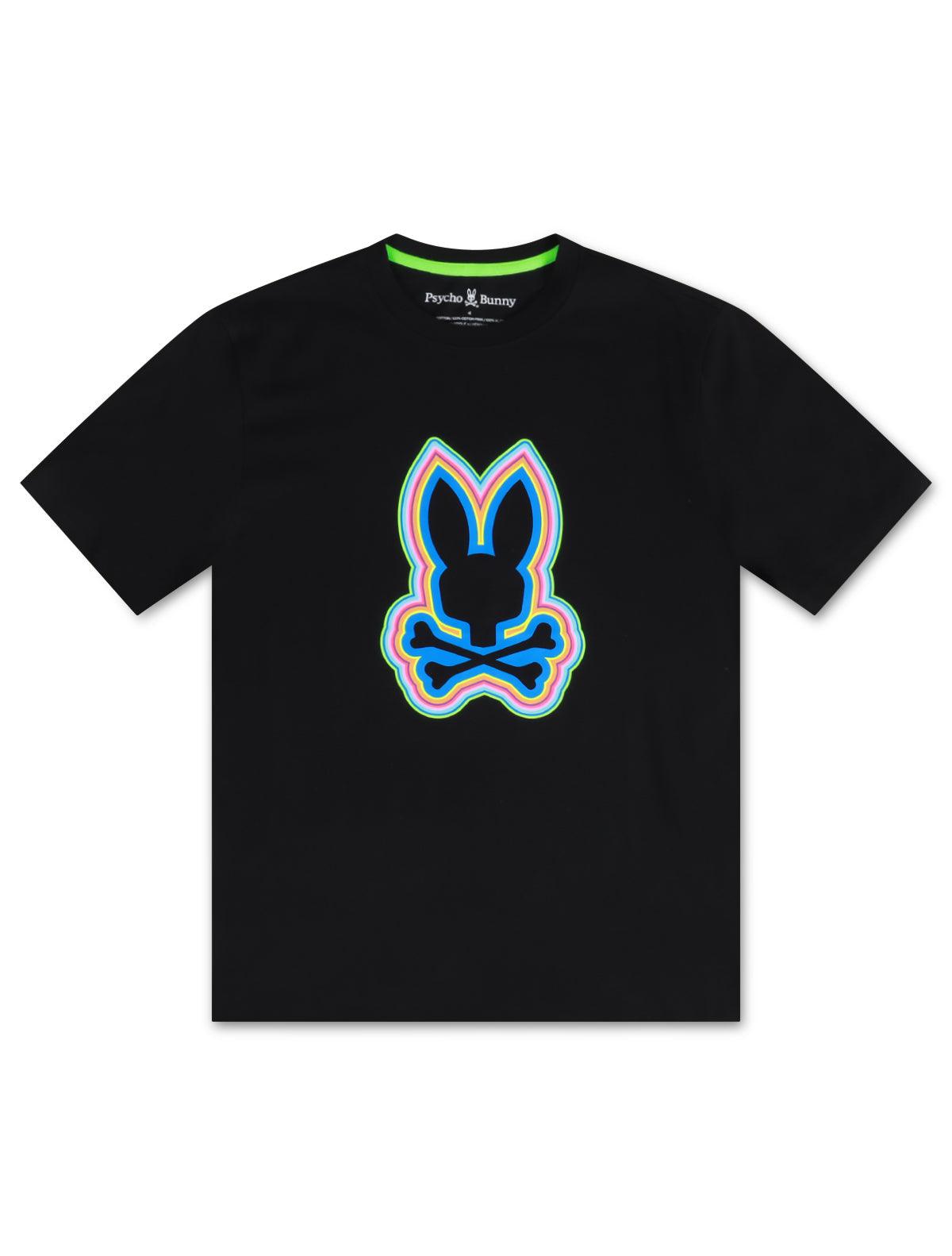 Psycho Bunny Mens Maybrook Tee Black Denim Exchange