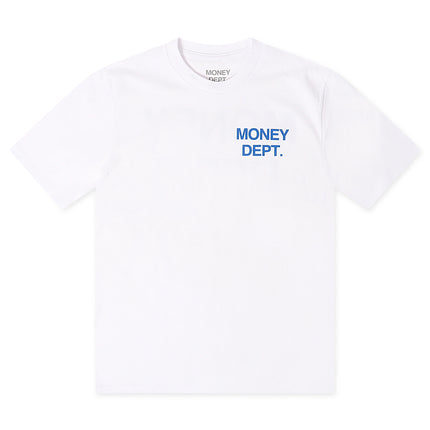 Money Dept. Los Angeles Heavyweight Tee - White/Blue