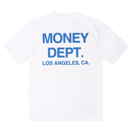Money Dept. Los Angeles Heavyweight Tee - White/Blue