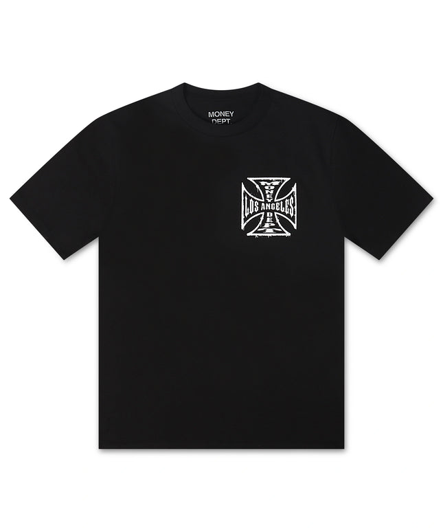 Money Dept. Vintage Summer Edition Old English Tee - Black