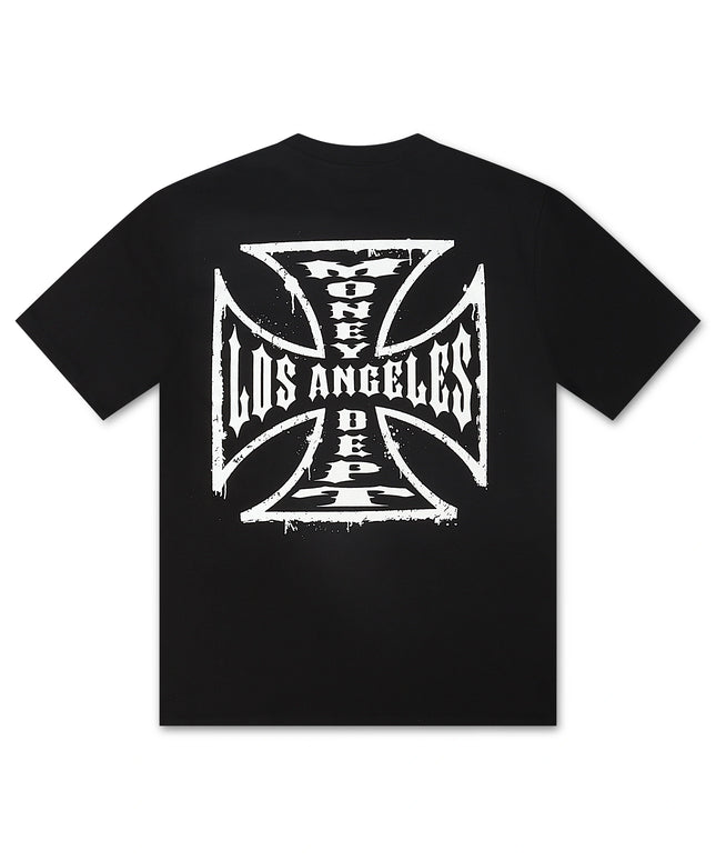 Money Dept. Vintage Summer Edition Old English Tee - Black
