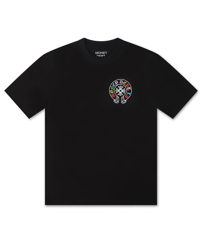 Money Dept. Vintage Old English Tee - Multicolor