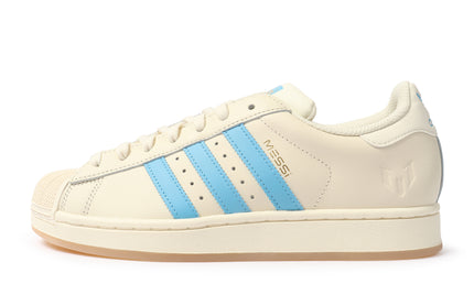 Adidas Mens Superstar Messi Shoes - Cream