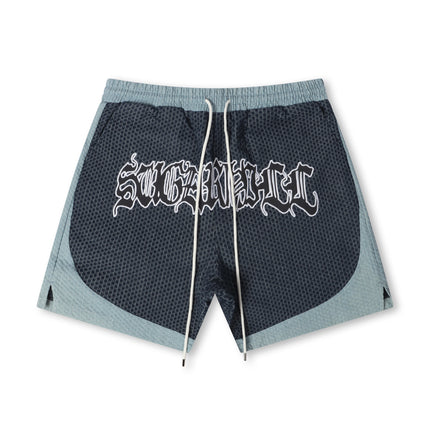 Sugarhill Summerland Jacquard Shorts - Light Blue