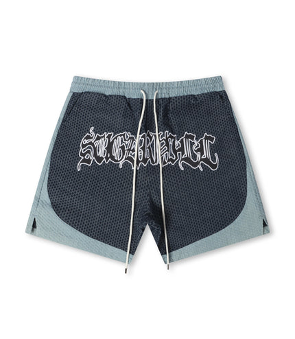 Sugarhill Summerland Jacquard Shorts - Light Blue