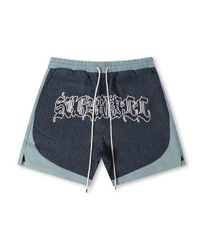 Sugarhill Summerland Jacquard Shorts - Light Blue