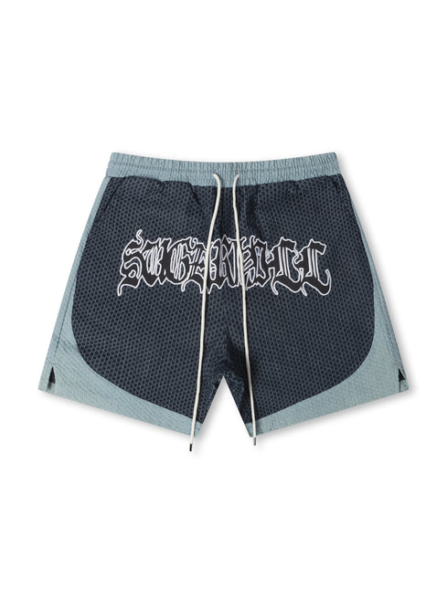Sugarhill Summerland Jacquard Shorts - Light Blue