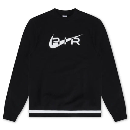 NIKE AIR MENS FLEECE CREWNECK -  BLACK NIKE