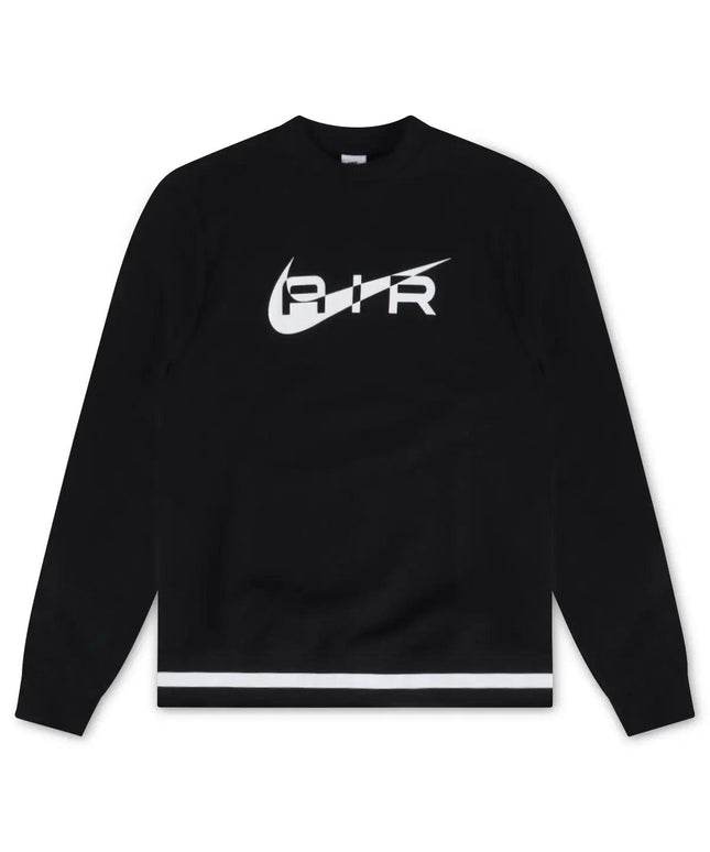 NIKE AIR MENS FLEECE CREWNECK -  BLACK NIKE