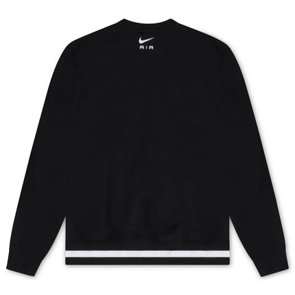 NIKE AIR MENS FLEECE CREWNECK -  BLACK NIKE