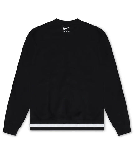 NIKE AIR MENS FLEECE CREWNECK -  BLACK NIKE