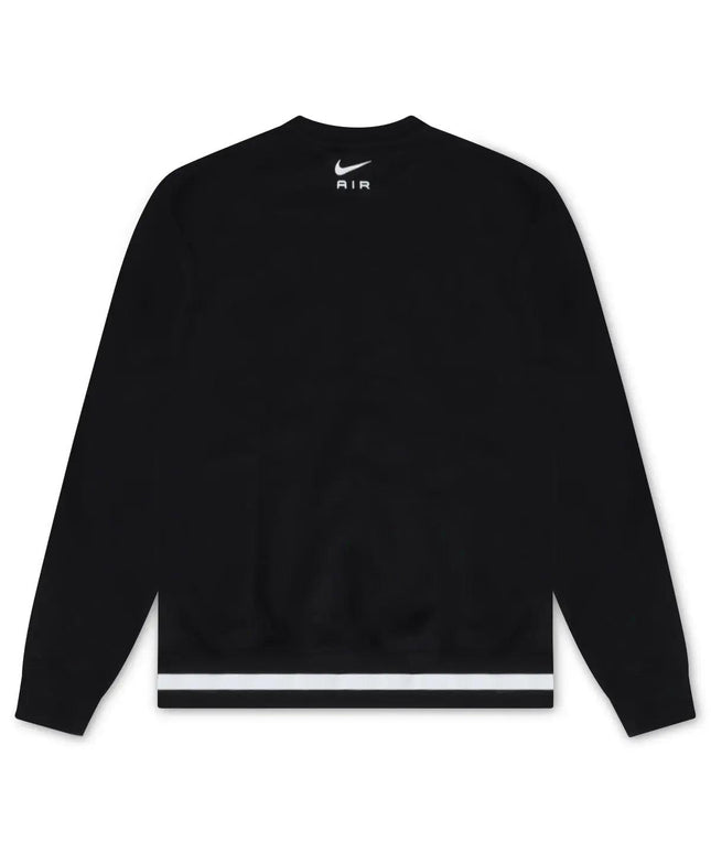 NIKE AIR MENS FLEECE CREWNECK -  BLACK NIKE