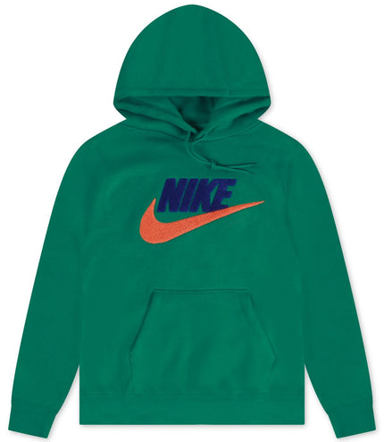 NIKE MENS CLUB FLEECE HOODIE - GREEN NIKE