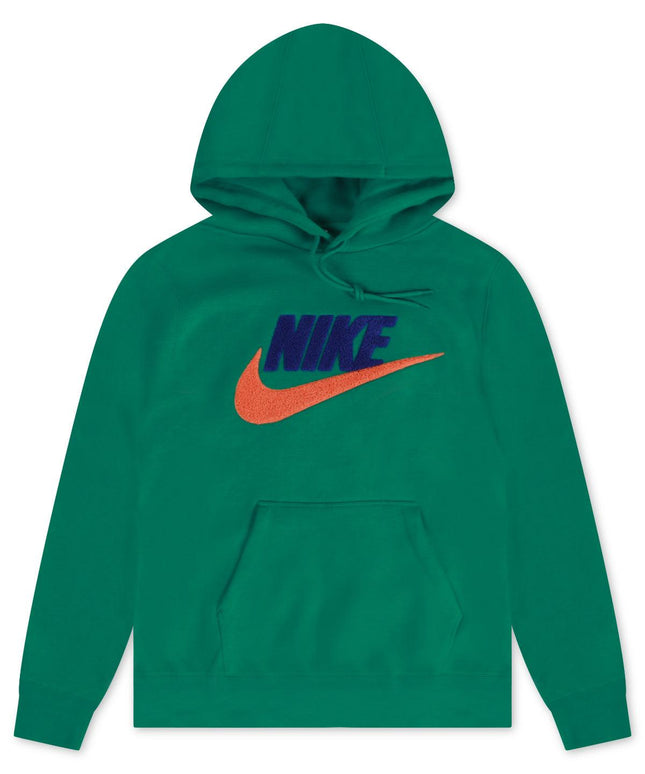 NIKE MENS CLUB FLEECE HOODIE - GREEN NIKE