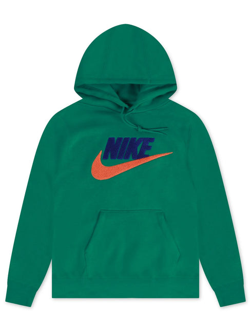 NIKE MENS CLUB FLEECE HOODIE - GREEN NIKE