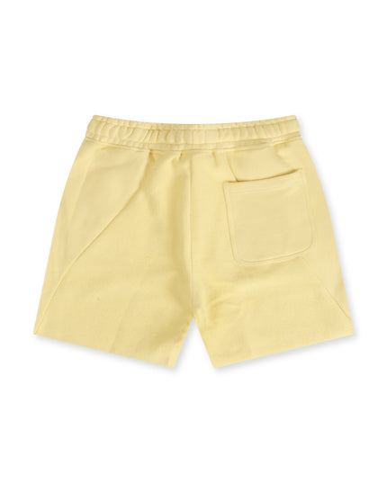 HONOR THE GIFT PANEL TERRY SHORTS - YELLOW