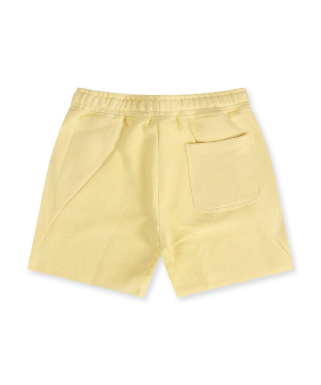 HONOR THE GIFT PANEL TERRY SHORTS - YELLOW HONOR THE GIFT