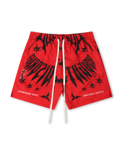 Sugarhill Sinister Poly Shorts - Red