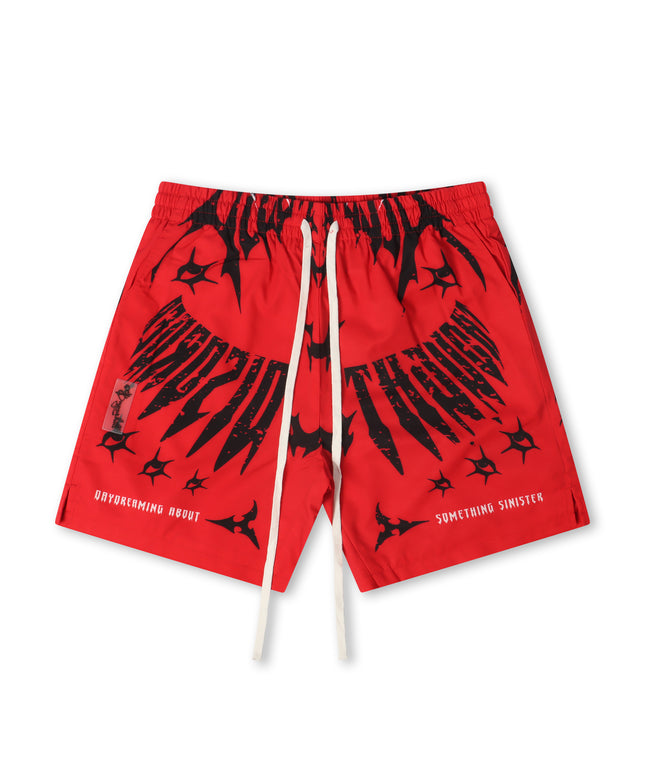 Sugarhill Sinister Poly Shorts - Red