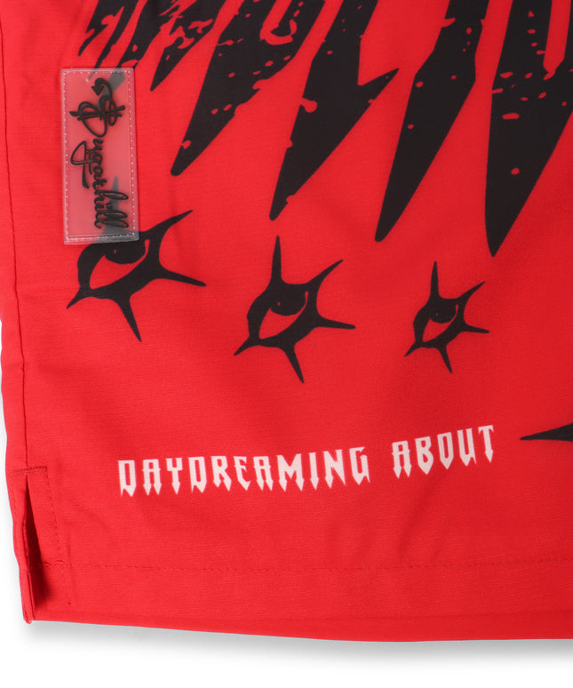 Sugarhill Sinister Poly Shorts - Red