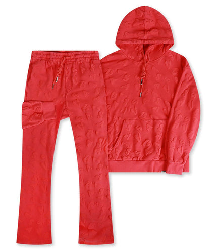 VALABASAS PULSE FLEECE SET - VINTAGE RED VALABASAS