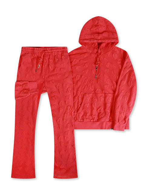 VALABASAS PULSE FLEECE SET - VINTAGE RED VALABASAS