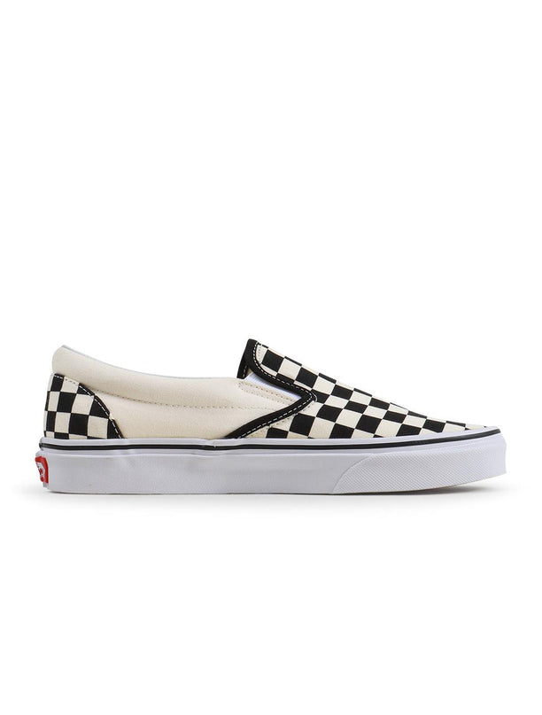 VANS MENS CLASSIC SLIP-ON - WHITE CHECKERED VANS