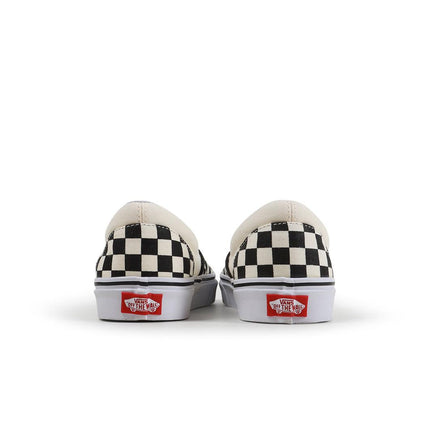 VANS MENS CLASSIC SLIP-ON - WHITE CHECKERED VANS
