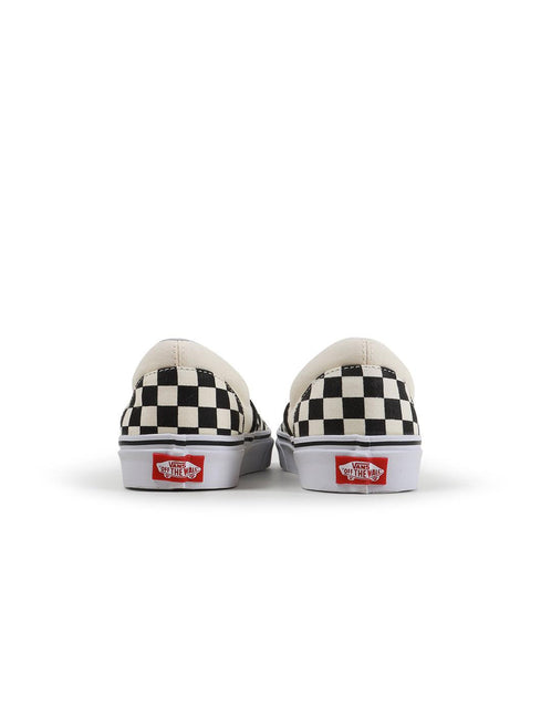 VANS MENS CLASSIC SLIP-ON - WHITE CHECKERED VANS