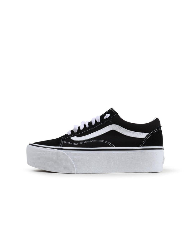 VANS BIG KIDS OLD SKOOL STACKFORM - BLACK VANS