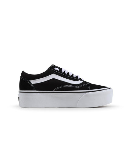 VANS BIG KIDS OLD SKOOL STACKFORM - BLACK VANS