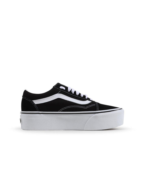 VANS BIG KIDS OLD SKOOL STACKFORM - BLACK VANS