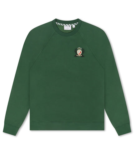 Lacoste Embroidered Shield Sweatshirt - Green
