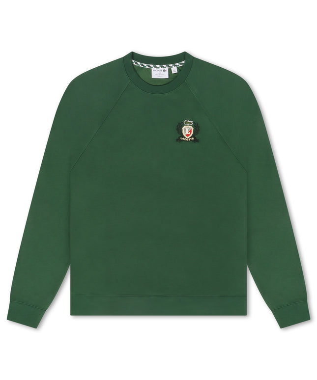 Lacoste Embroidered Shield Sweatshirt - Green