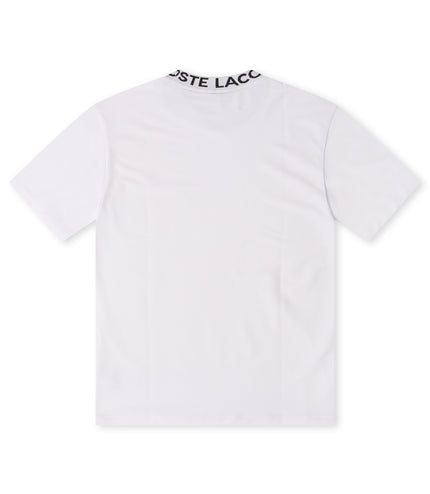 Lacoste Branded Piqué Tee - White