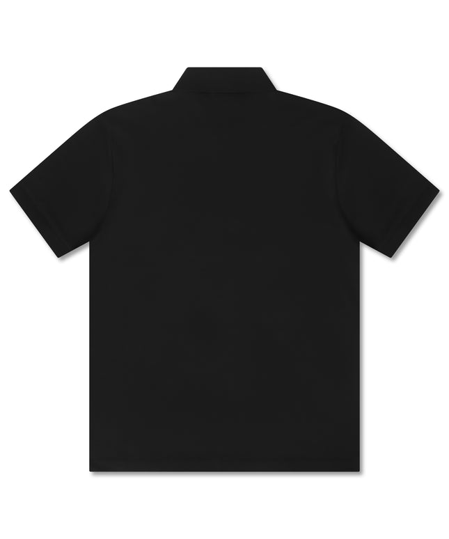 Lacoste Regular Fit Paris Soft Pima Polo - Black