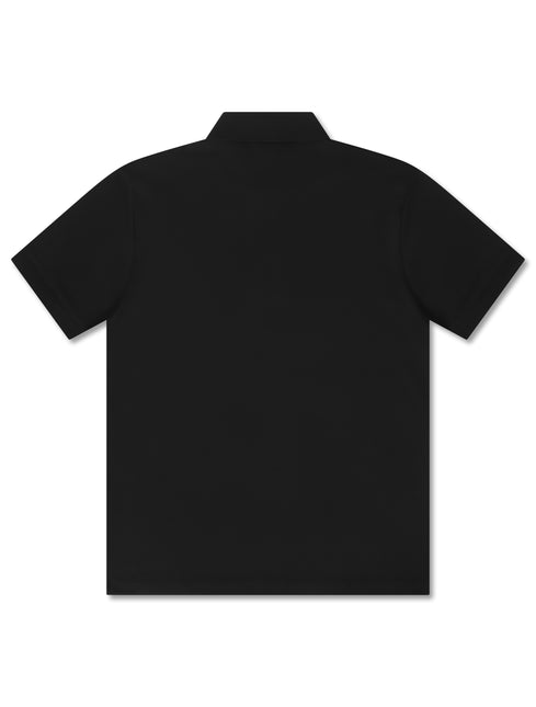 Lacoste Regular Fit Paris Soft Pima Polo - Black