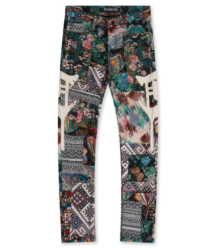 TRNCHS STRAIGHT LEG LOVE JEANS - MULTICOLOR TRNCHS