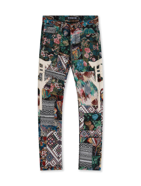 TRNCHS STRAIGHT LEG LOVE JEANS - MULTICOLOR TRNCHS