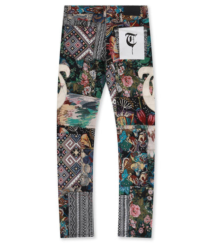 TRNCHS STRAIGHT LEG LOVE JEANS - MULTICOLOR TRNCHS