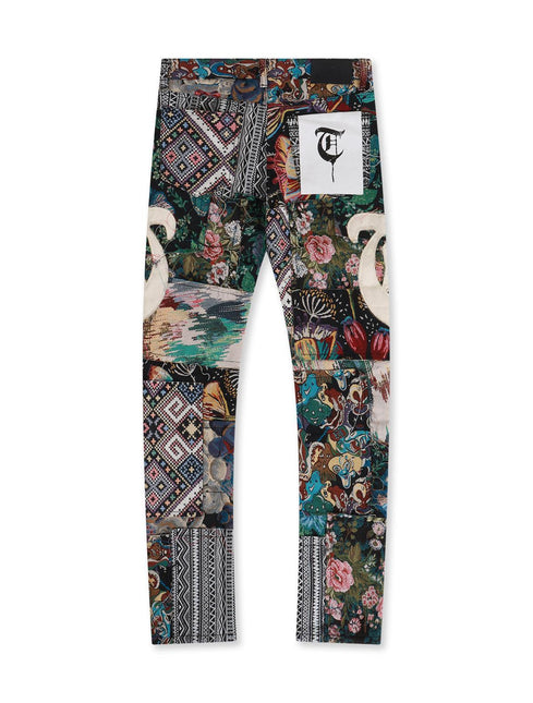 TRNCHS STRAIGHT LEG LOVE JEANS - MULTICOLOR TRNCHS