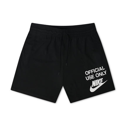 Nike Mens Club Knit Shorts - Black/White