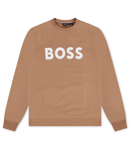 HUGO BOSS SOLERI 02 CREWNECK - BEIGE HUGO BOSS